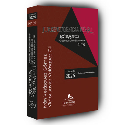 Jurisprudencia penal 50, primer semestre de 2026