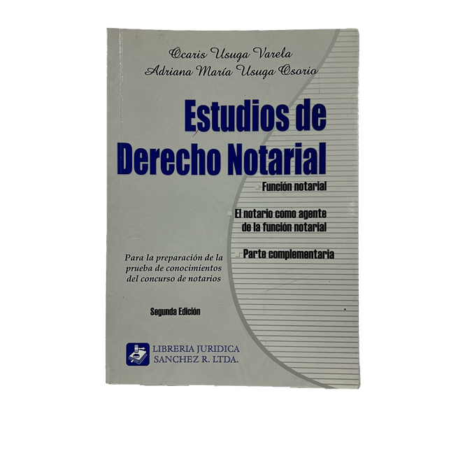 Estudios de derecho notarial función notarial