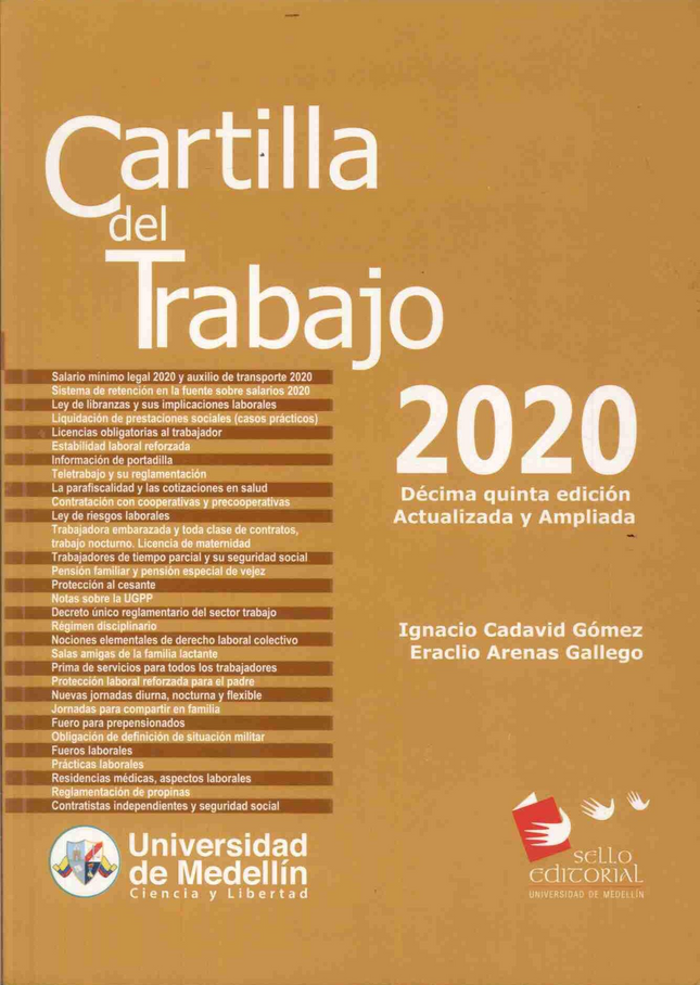 Cartilla del trabajo 2020