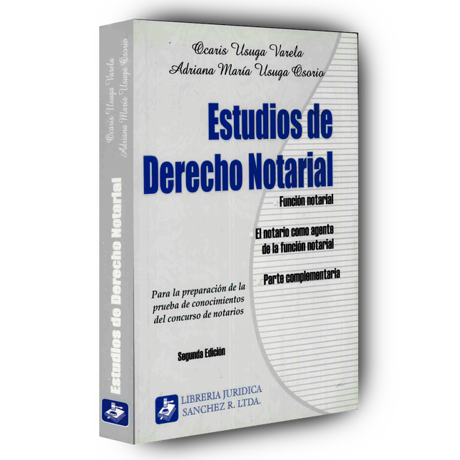 Estudios de derecho notarial función notarial