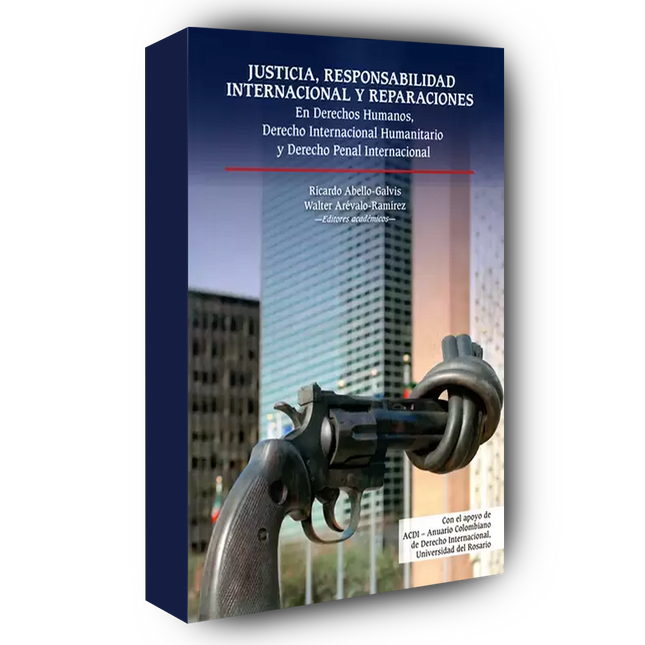 Justicia, responsabilidad internacional y reparaciones en Derechos Humanos, Derecho Internacional Humanitario y Derecho Penal Internacional.