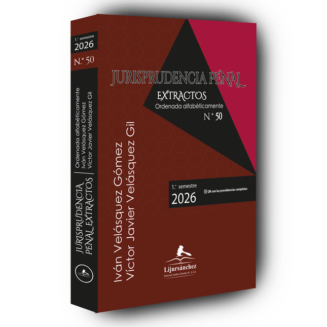 Jurisprudencia penal 50, primer semestre de 2026