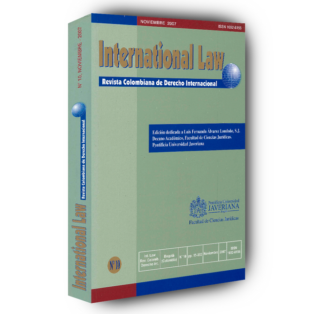 Revista International Law: Revista Colombiana de Derecho Internacional N°5 junio ed 2005