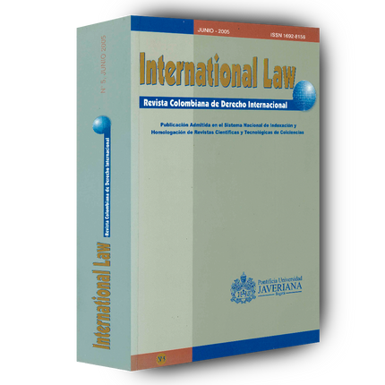 Revista international law: Revista colombiana de derecho internacional
