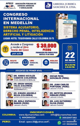 Congreso internacional sistema acusatorio, derecho penal AI y litigacion en Medellin