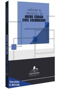 críticas-al-proyecto-de-nuevo-codigo-civil-colombiano-libros-jurídicos-lijursanchez-juridica-sanchez