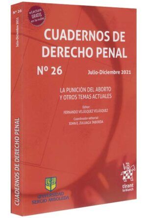 Cuadernos de derecho penal Nº 26-libros-jurídicos-lijursanchez-juridica-sanchez