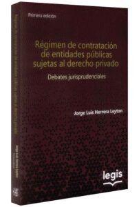 Régimen de contratación de entidades públicas sujetas al derecho privado-libros-jurídicos-lijursanchez-juridica-sanchez